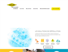 Tablet Screenshot of colas-environnement.com